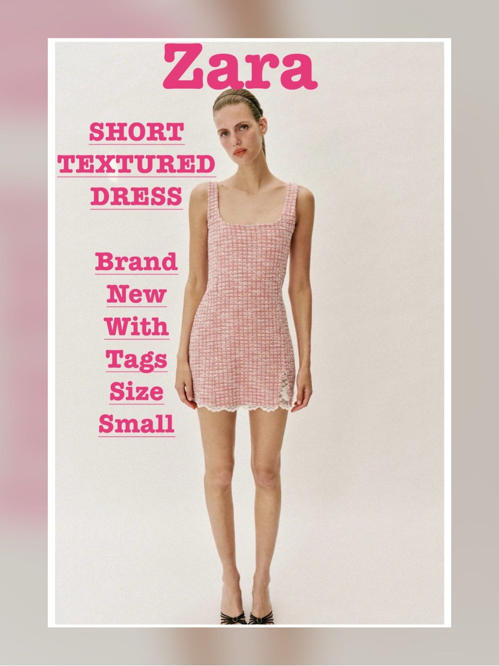 Zara Pink Mini Dress